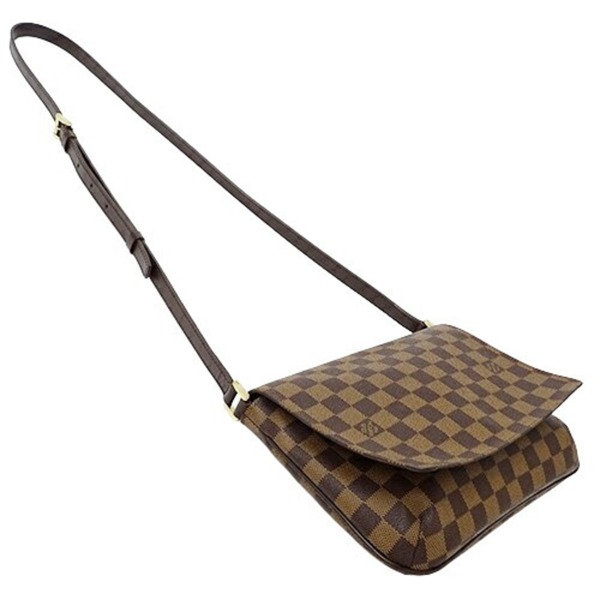 Louis Vuitton Damier Bag Women's Shoulder Musette Tango Long N51301 Brown