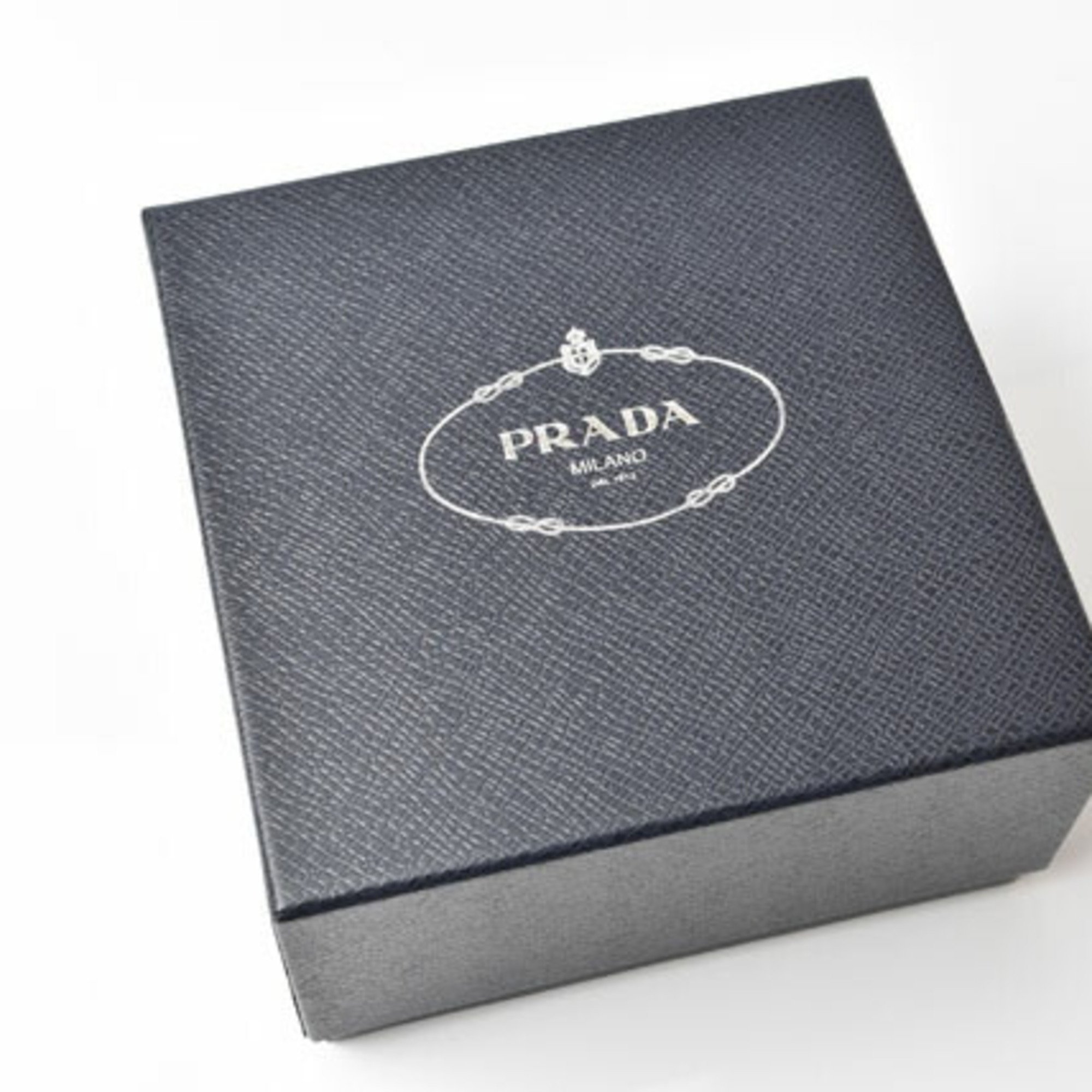 PRADA Wallet Bi-fold Leather NERO Black 1ML018