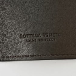 Bottega Veneta Key Case Ring BOTTEGA VENETA 4-Row Intrecciato Nappa 339336 Dark Brown Outlet