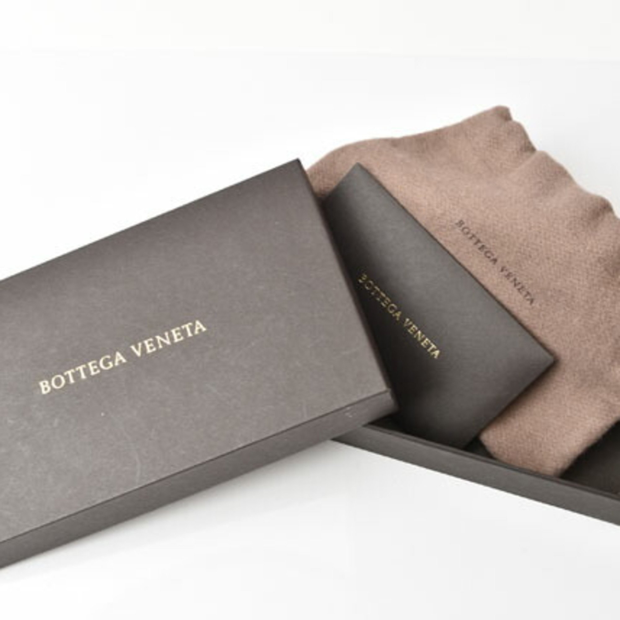 Bottega Veneta Key Case Ring BOTTEGA VENETA 4-Row Intrecciato Nappa 339336 Dark Brown Outlet