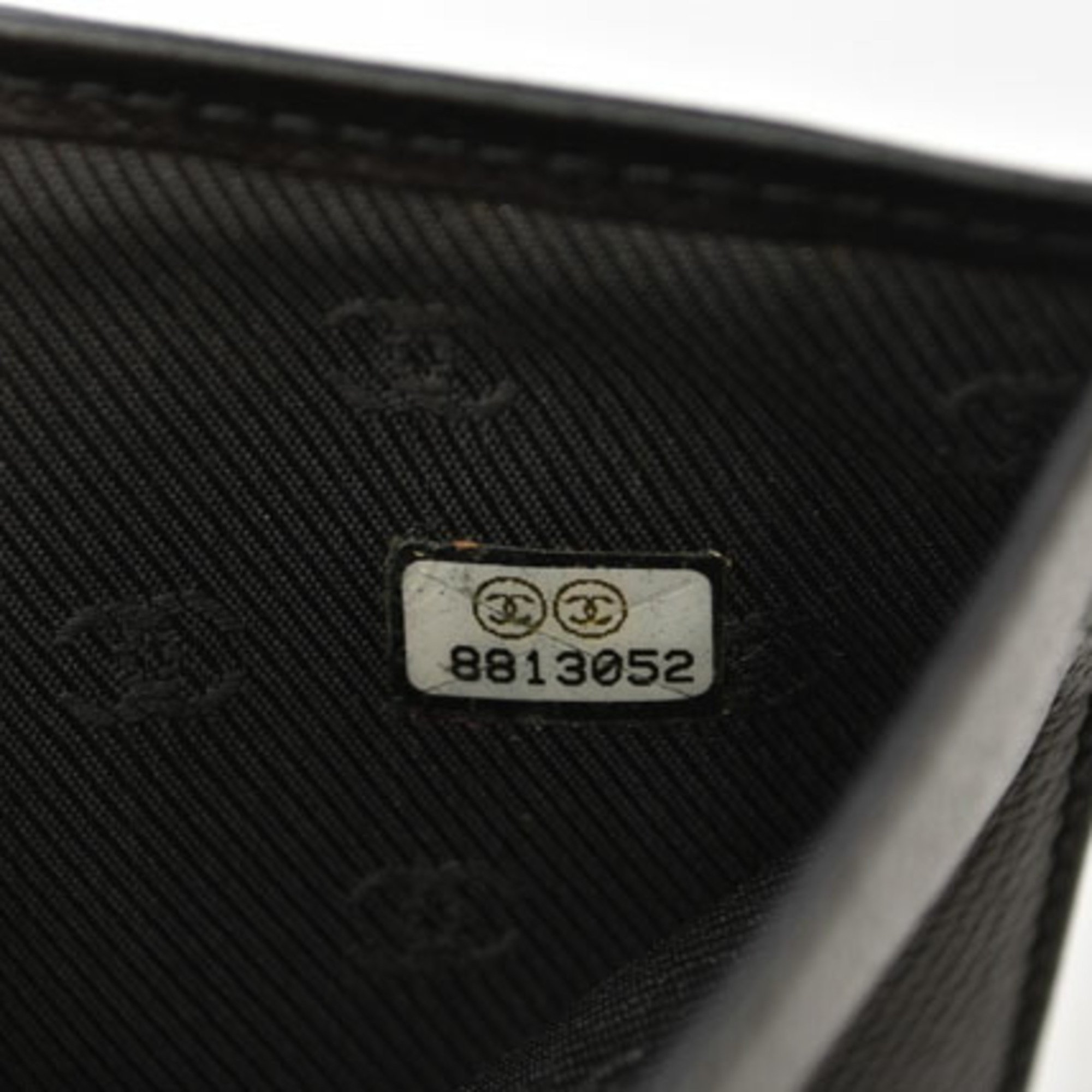 CHANEL Wallet Bi-fold A20902 Double Coco Mark Black