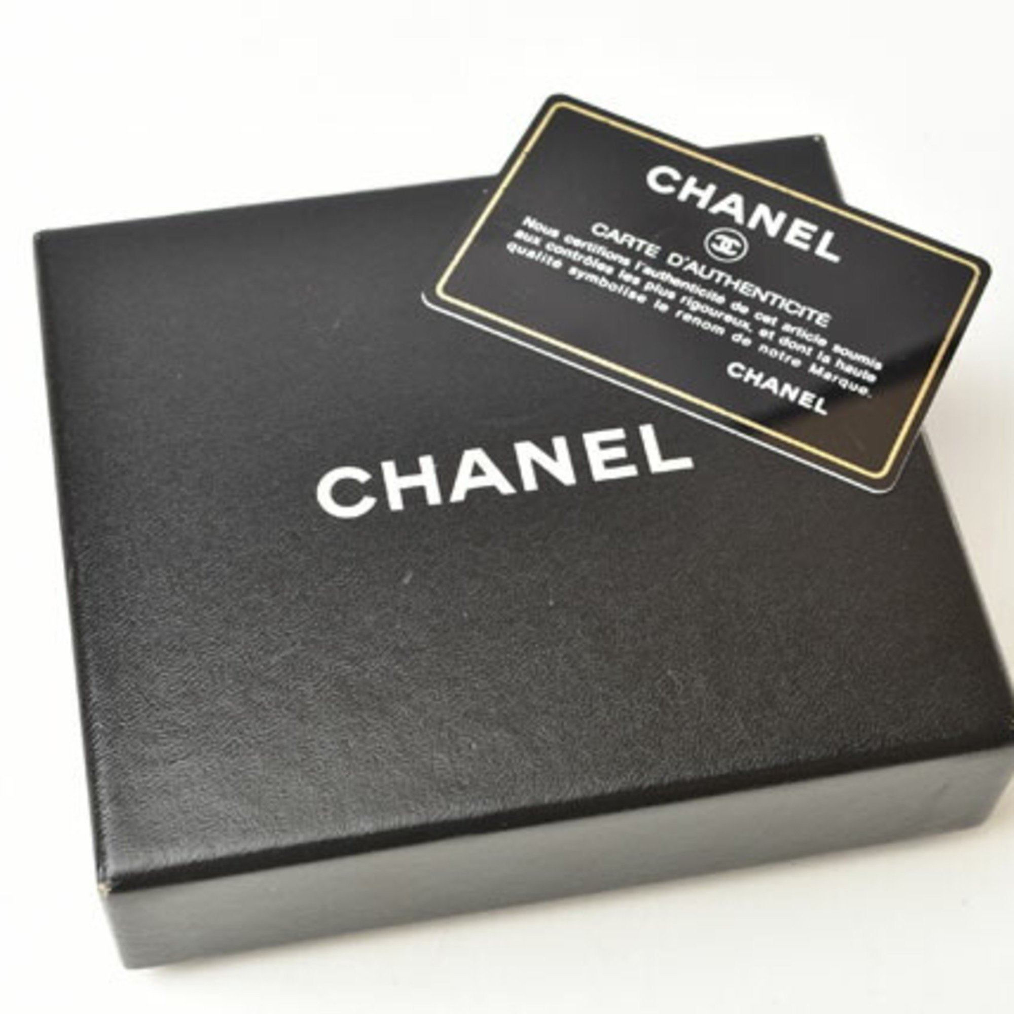 CHANEL Wallet Bi-fold A20902 Double Coco Mark Black