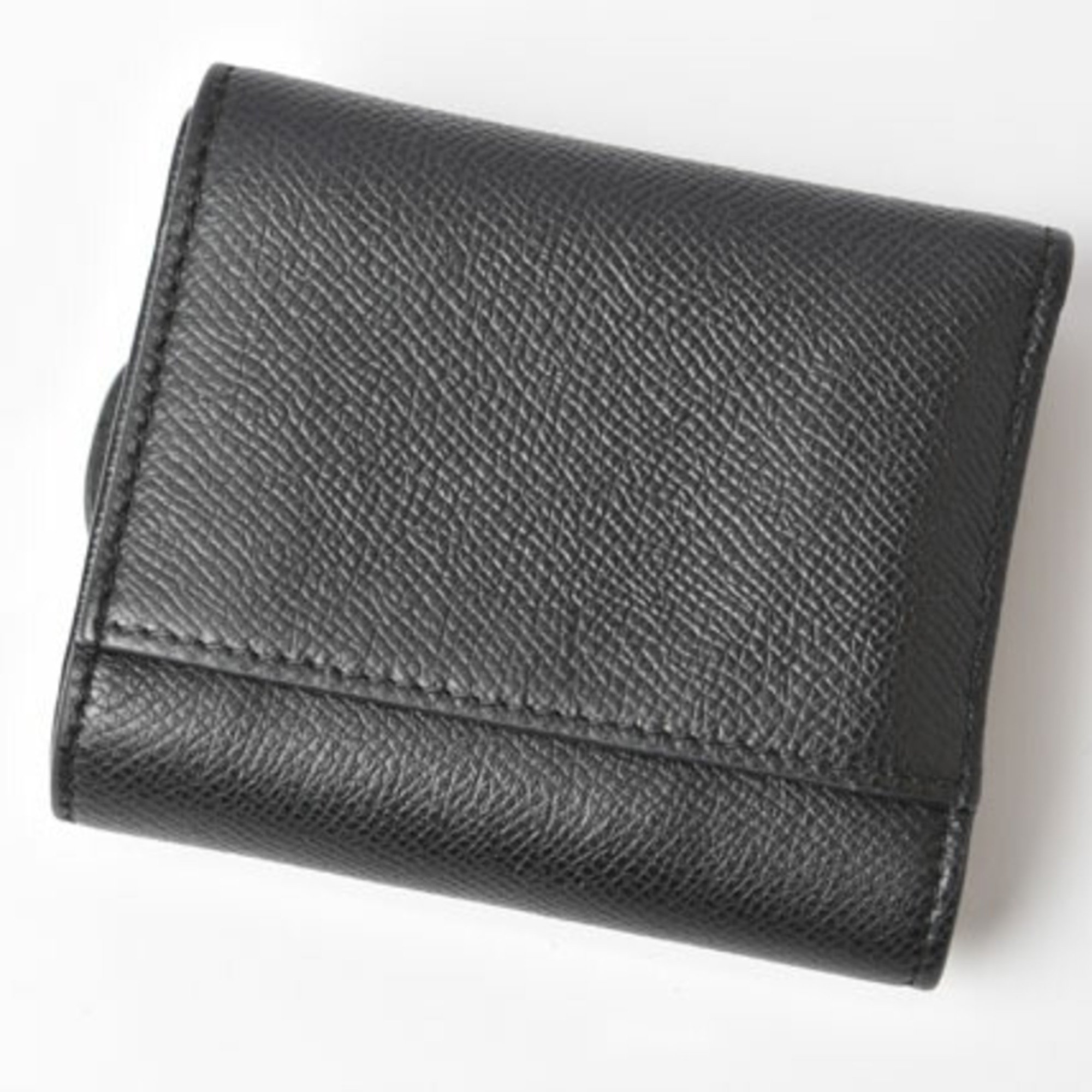 Christian Dior Wallet Tri-fold Saddle Lotus Navy