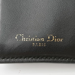 Christian Dior Wallet Tri-fold Saddle Lotus Navy