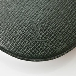 Louis Vuitton Coin Purse LOUIS VUITTON Portemonnay Cubetto Taiga M30374 Esepia Dark Green