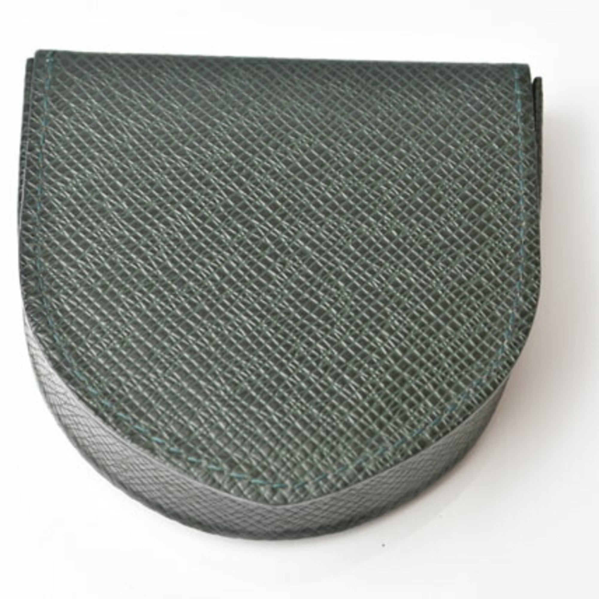 Louis Vuitton Coin Purse LOUIS VUITTON Portemonnay Cubetto Taiga M30374 Esepia Dark Green