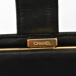 Chanel Wallet CHANEL Style Bi-Fold Caviar Skin Coco Mark Black