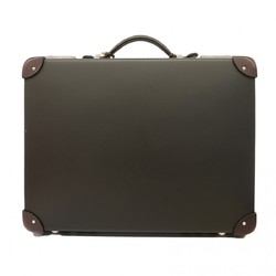 Hermes Attache Case Faubourg Express PM Vulcan Fiber Black Brown □L Engraved Men's