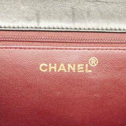 Chanel Shoulder Bag Matelasse Lambskin Black Women's