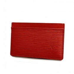 Louis Vuitton Business Card Holder/Card Case Epi Porte Carte Sample M60721 Coquelicot Men's/Women's