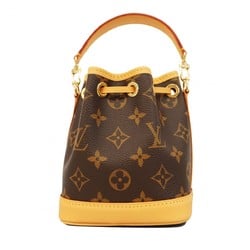 Louis Vuitton Handbag Monogram Nano Noe M81266 Brown Ladies