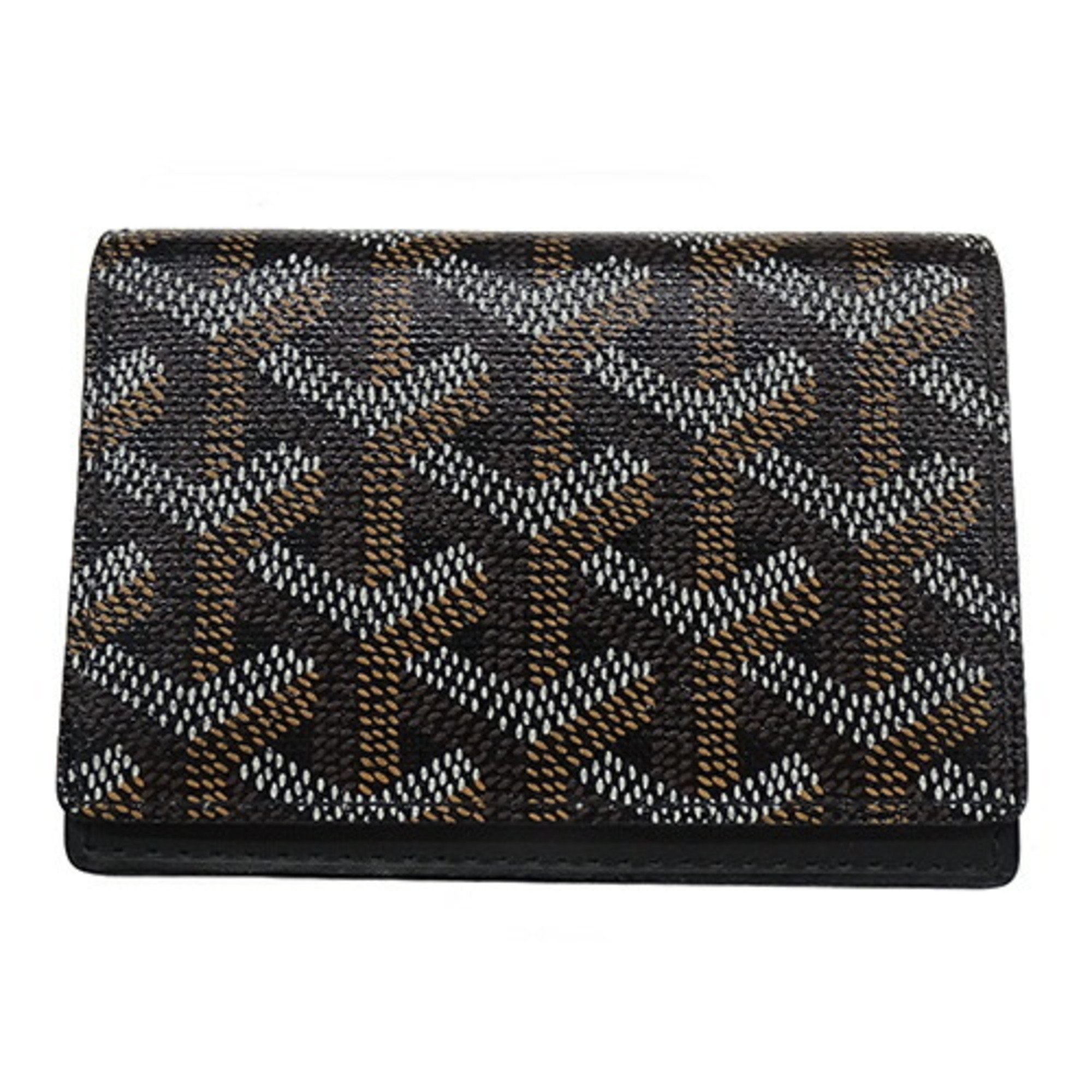 GOYARD Card Case for Women and Men, Business Holder, Malezerbe, Black, Compact