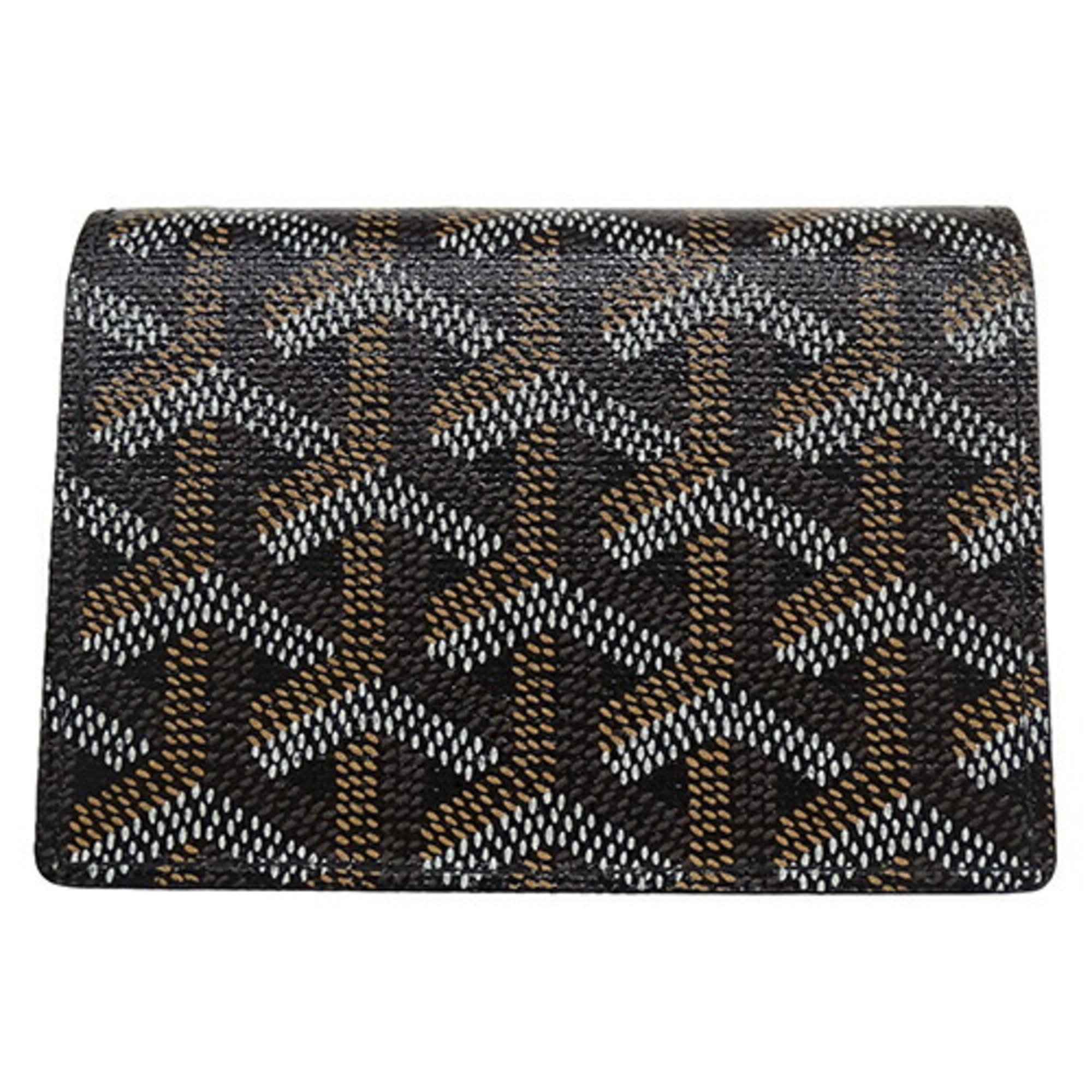 GOYARD Card Case for Women and Men, Business Holder, Malezerbe, Black, Compact