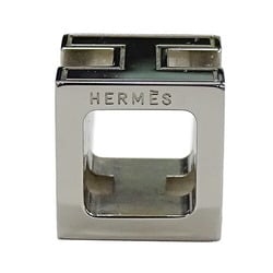 Hermes HERMES Pendant Top Cage d'Ash H Cube Women's Silver Orange