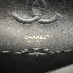 Chanel Shoulder Bag Matelasse Caviar Skin Black Women's