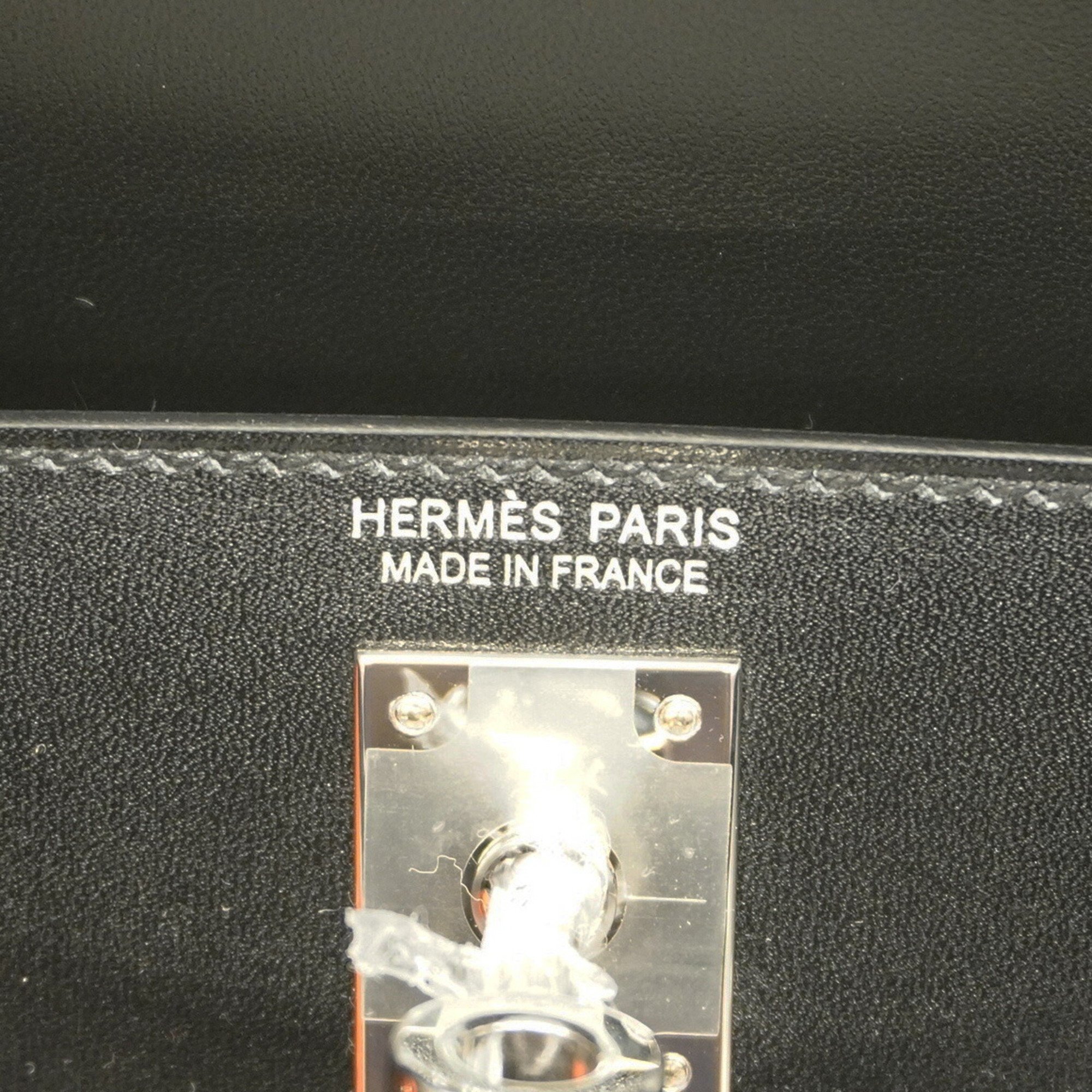 Hermes handbag Kelly 2 Cloute box calf black W stamp ladies