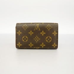 Louis Vuitton Wallet Monogram Porte Monnaie Tresor M61730 Brown Men's Women's