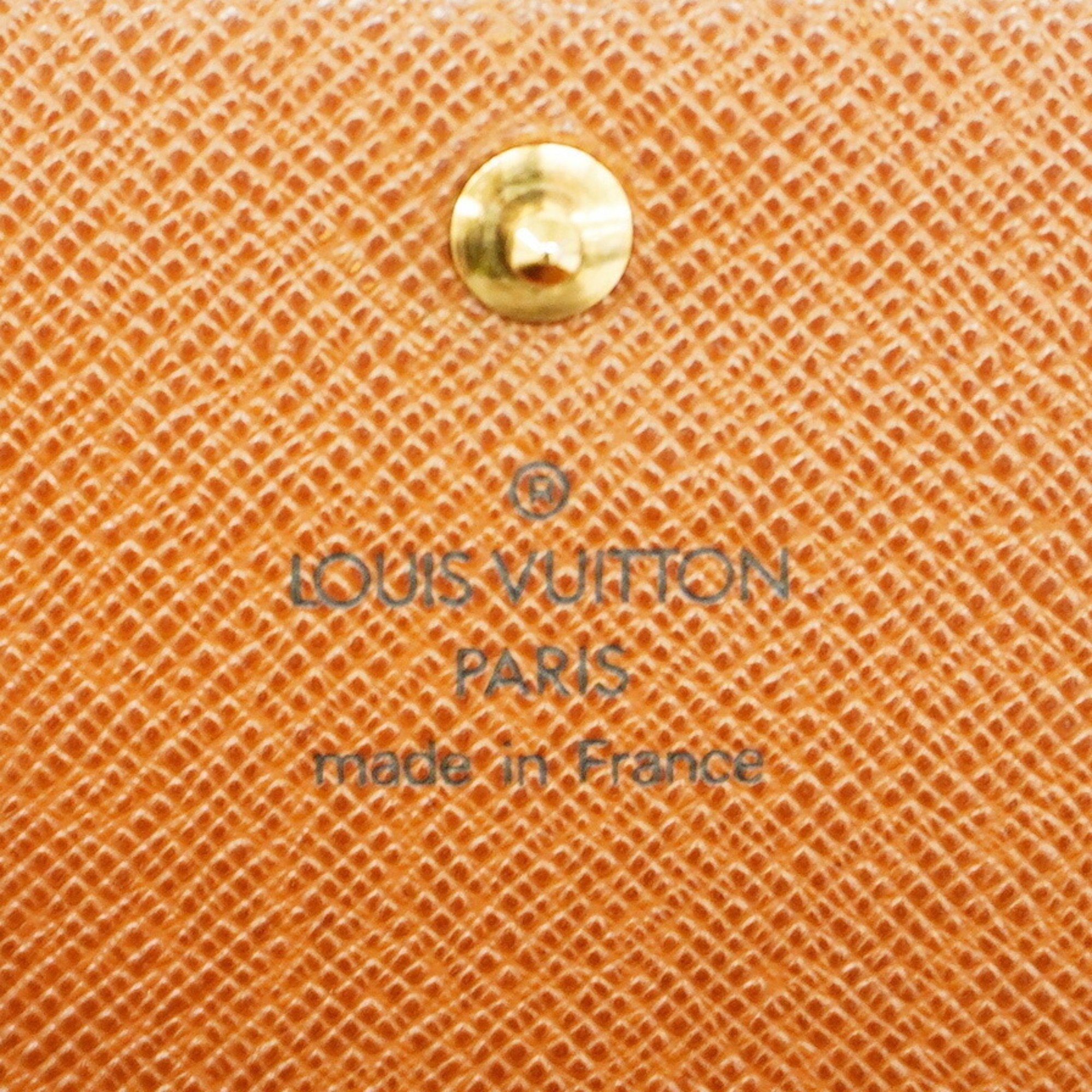 Louis Vuitton Wallet Monogram Porte Monnaie Tresor M61730 Brown Men's Women's