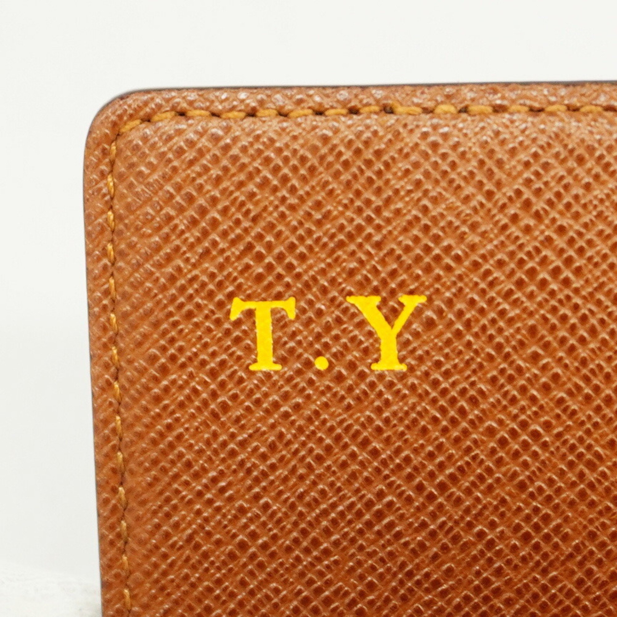 Louis Vuitton Wallet Monogram Porte Monnaie Tresor M61730 Brown Men's Women's