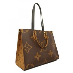 Louis Vuitton Tote Bag Monogram Reverse On the Go MM M45321 Brown Women's