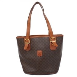 Celine Tote Bag Macadam Brown Women's