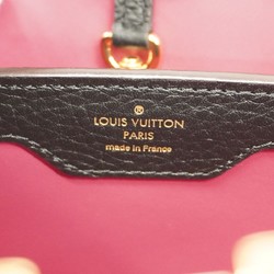 Louis Vuitton Handbag Capucines PM M42242 Noir Fuchsia Ladies