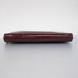 Louis Vuitton Long Wallet Vernis Zippy M91536 Rouge Fauvist Ladies