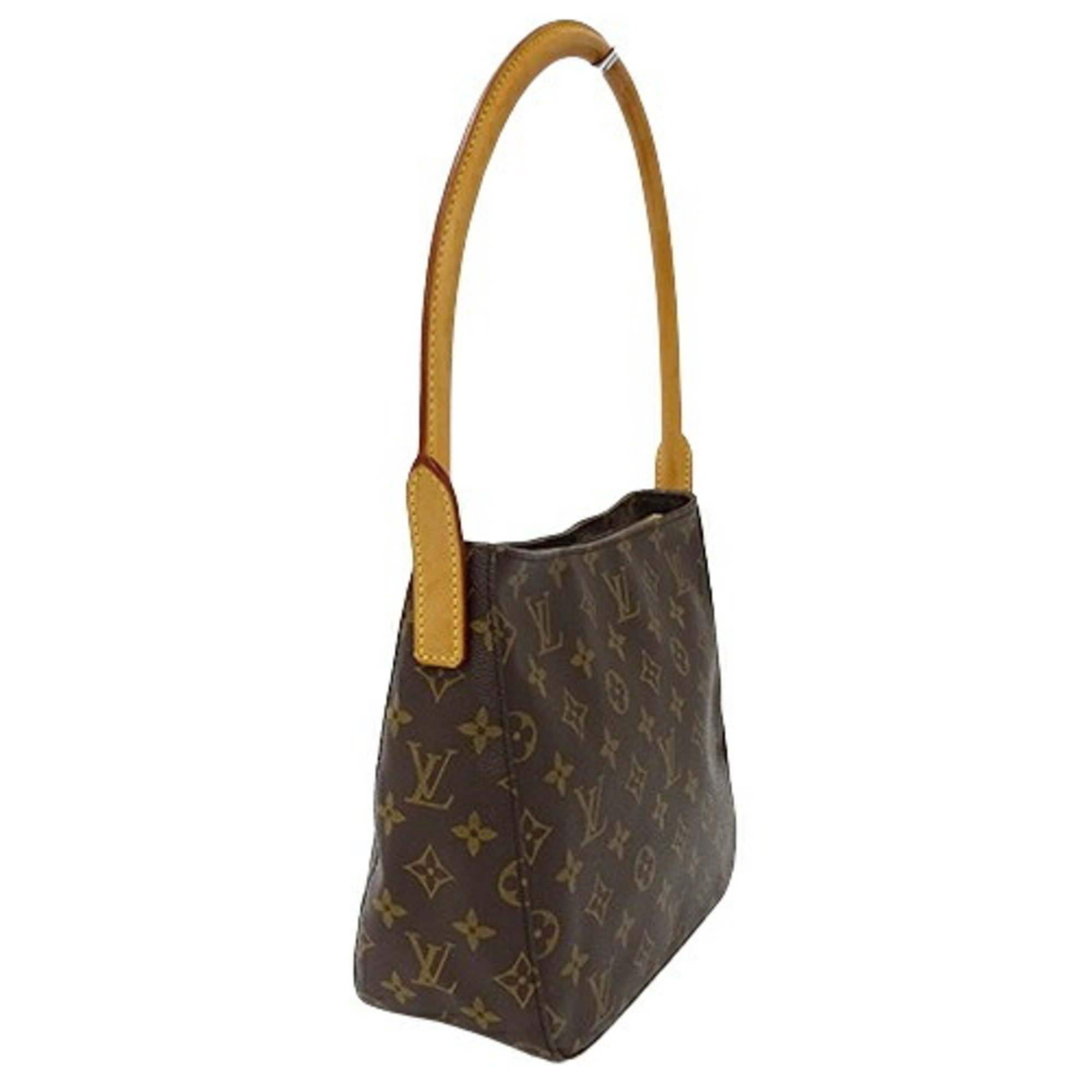 Louis Vuitton LOUIS VUITTON Bag Monogram Women's Shoulder Looping MM M51146 Brown