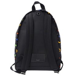 Saint Laurent SAINT LAURENT Women's Bag Backpack Nylon Black Star Moon