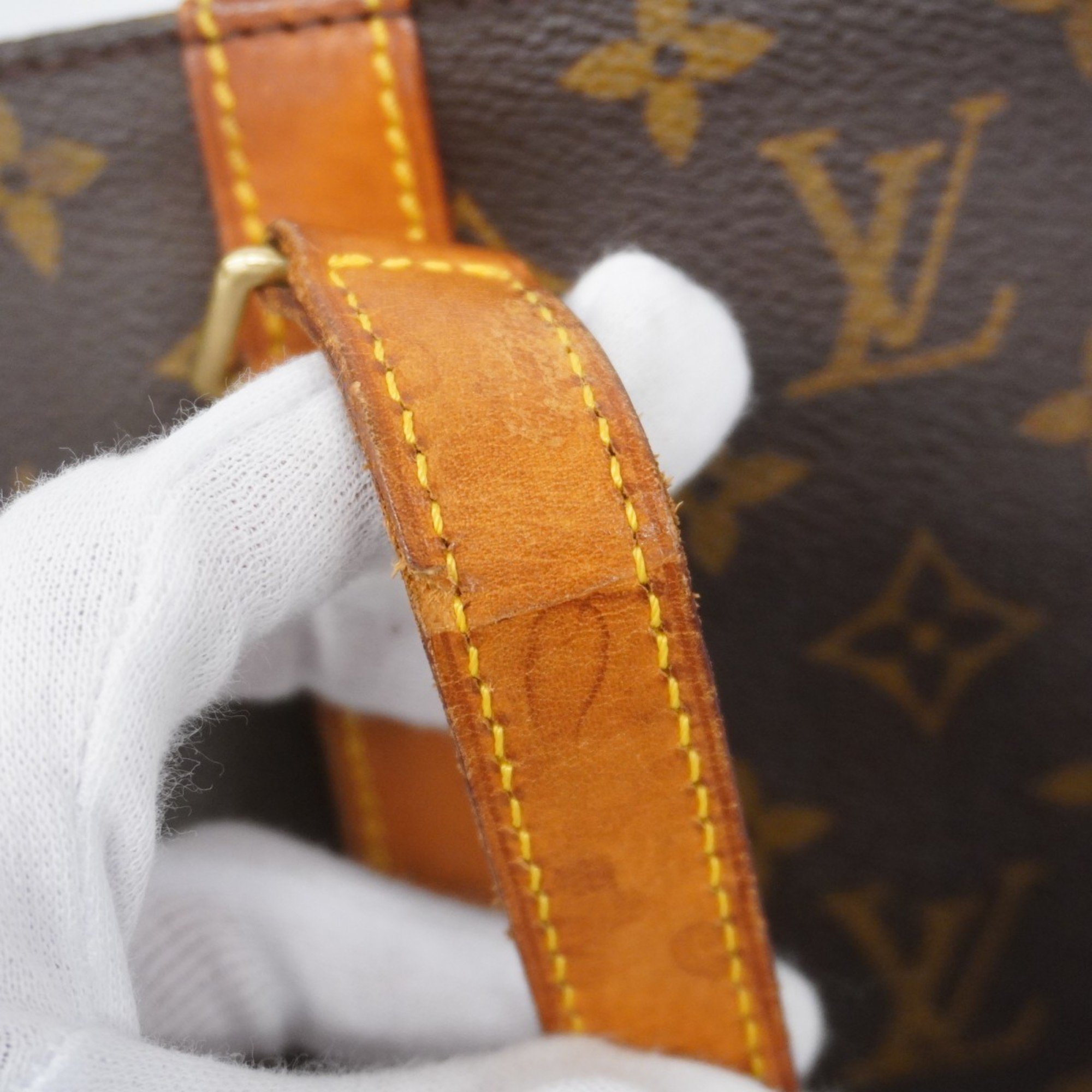 Louis Vuitton Shoulder Bag Monogram Sac M51108 Brown Ladies