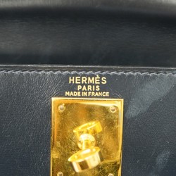 Hermes handbag Kelly 28 box calf navy ○S stamp ladies