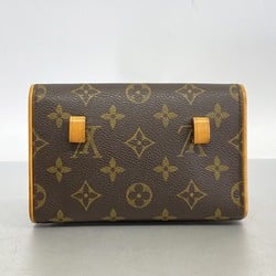 Louis Vuitton Shoulder Bag Monogram Pochette Florentine M51855 Brown Ladies