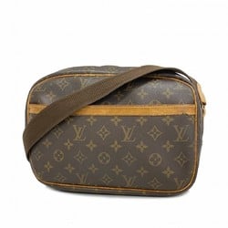 Louis Vuitton Shoulder Bag Monogram Reporter PM M45254 Brown Ladies