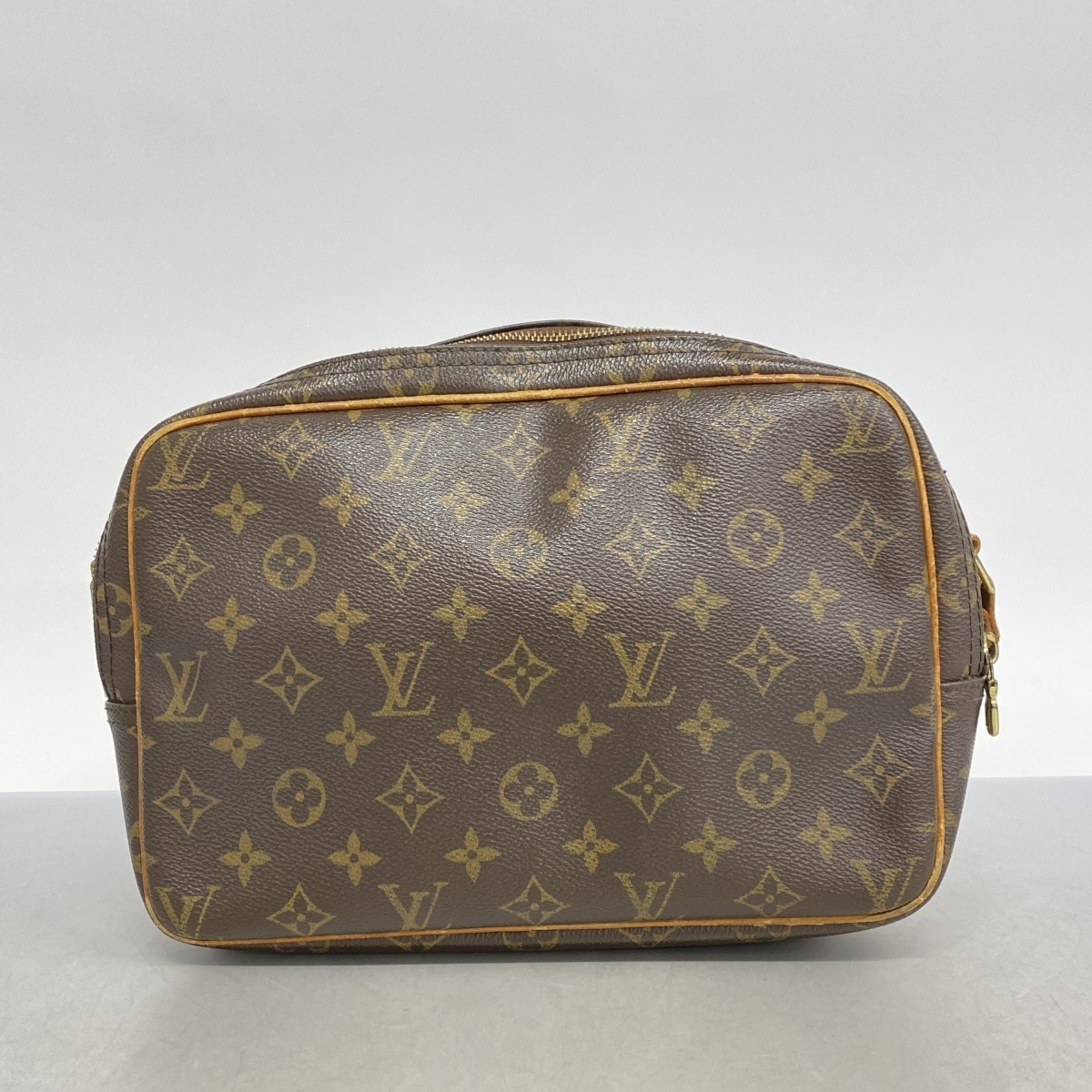 Louis Vuitton Shoulder Bag Monogram Reporter PM M45254 Brown Ladies