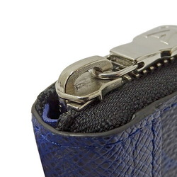 Louis Vuitton LOUIS VUITTON Wallet Taigarama Men's Long Zippy Vertical Cobalt M30447 Blue Round