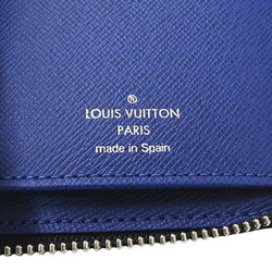 Louis Vuitton LOUIS VUITTON Wallet Taigarama Men's Long Zippy Vertical Cobalt M30447 Blue Round