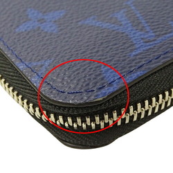 Louis Vuitton LOUIS VUITTON Wallet Taigarama Men's Long Zippy Vertical Cobalt M30447 Blue Round