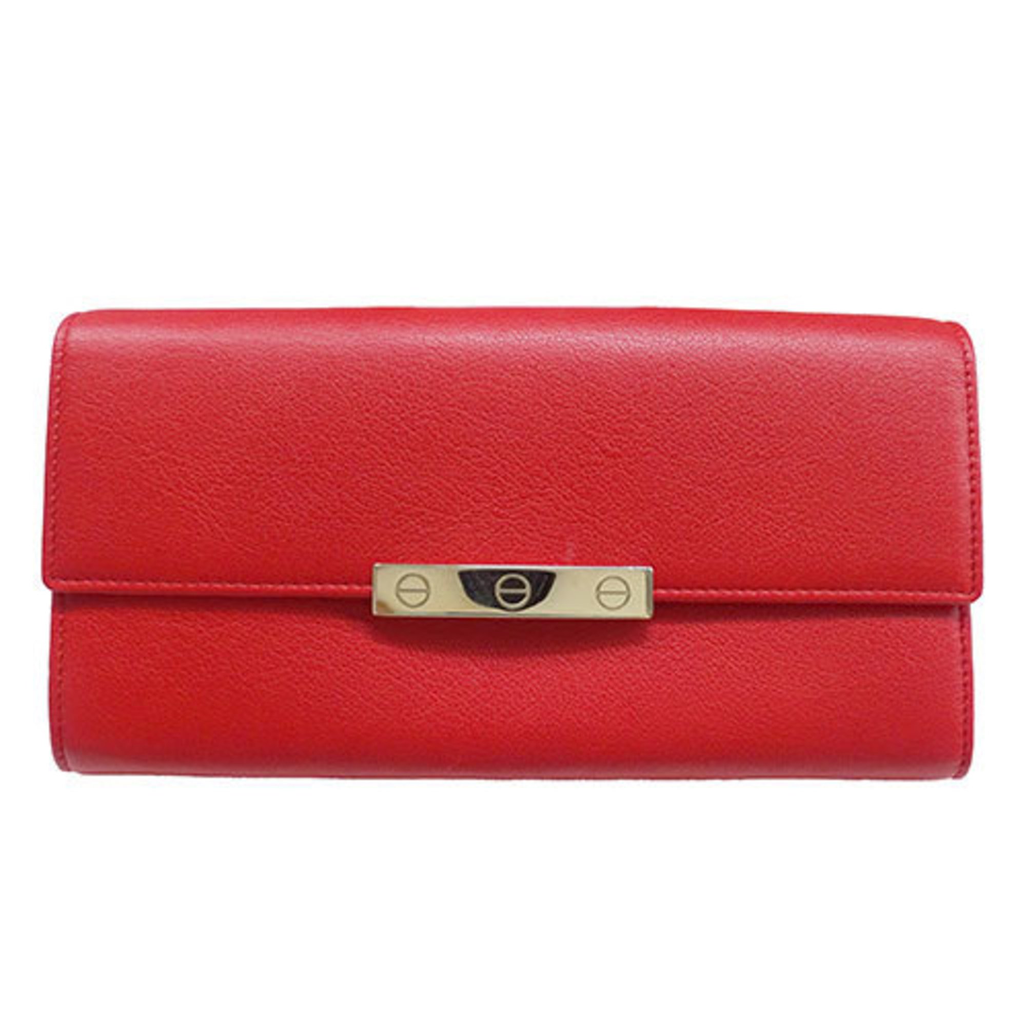 Cartier Women's Love Collection Long Wallet Leather Red L3000779