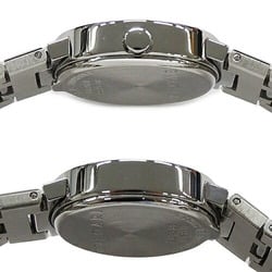 BVLGARI Women's Watch Date Quartz Stainless Steel SS BB23SS Silver Black Polished