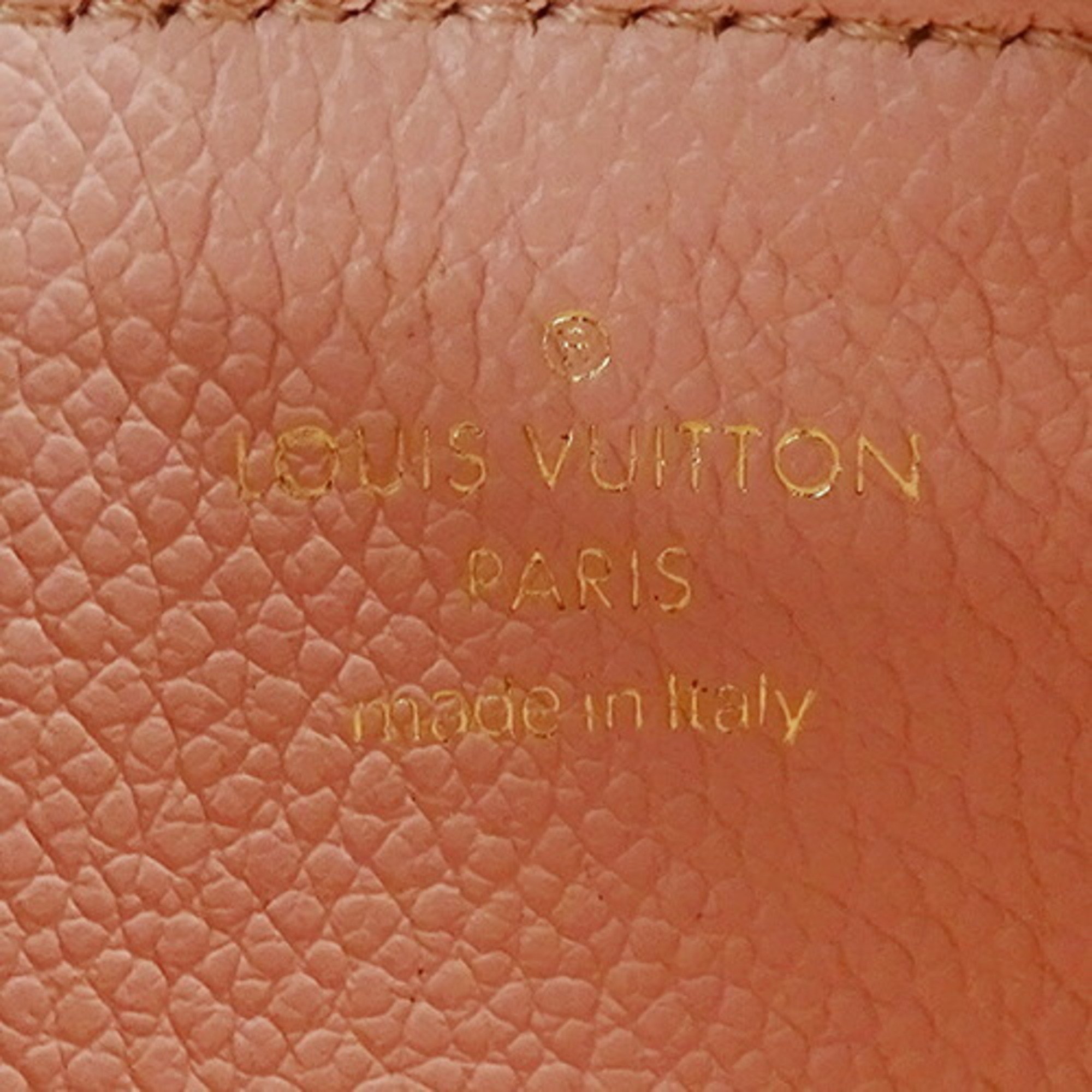 Louis Vuitton LOUIS VUITTON Wallet Monogram Empreinte Ladies Coin Case Purse Porte Carte Zip Rose Poudre M67853 NZ2109 Compact