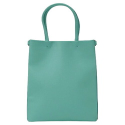 Tiffany & Co. Bags for women, handbags, shoulder bags, 2-way leather tote, small, blue bag