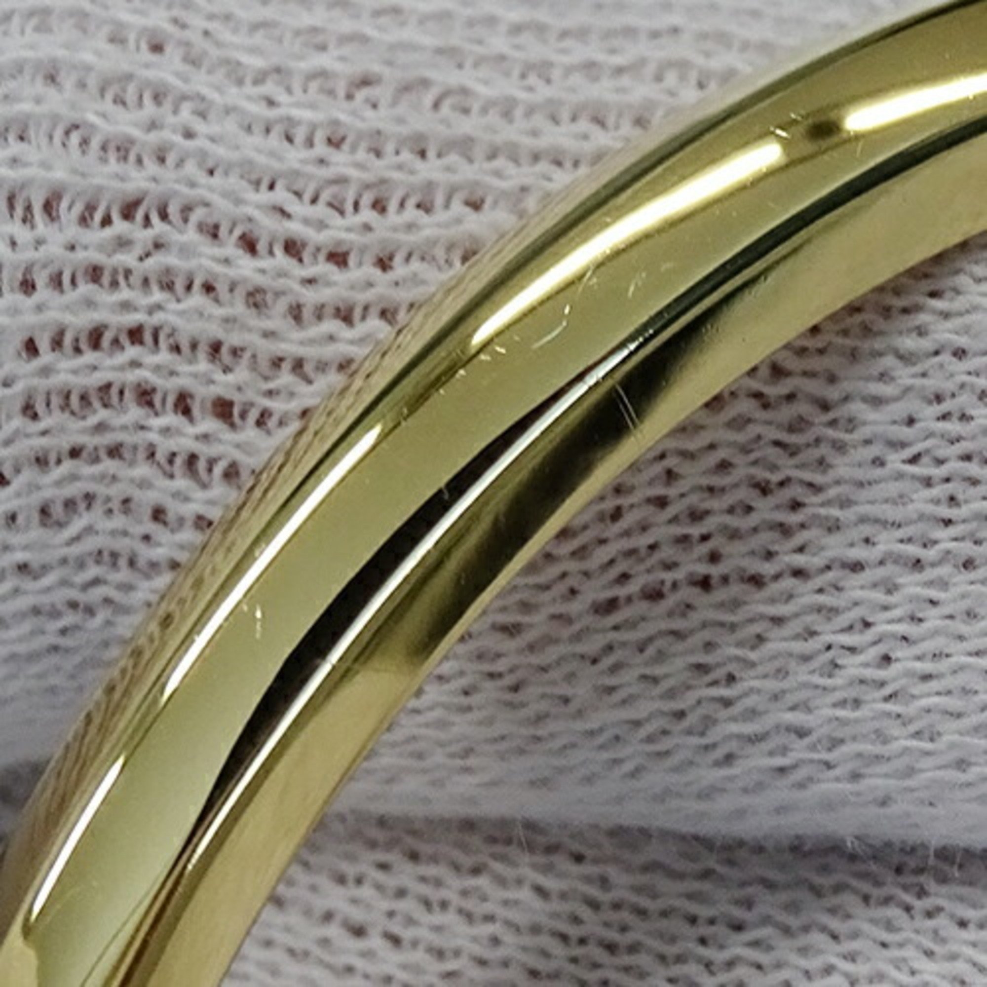 Tiffany & Co. Bracelet for Women and Men, Bangle, 750YG, T-One Wide Hinge, Large, Yellow Gold