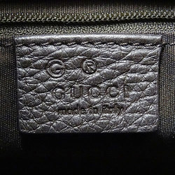 Gucci GUCCI bag women's shoulder canvas leather shima dark brown 257265