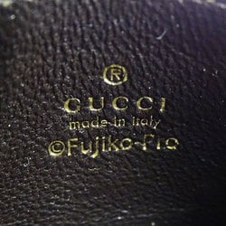 Gucci Card Case for Women and Men, Doraemon Collaboration, Petit Marmont Micro GG Leather, Red, Brown, 654539, Year of the Ox