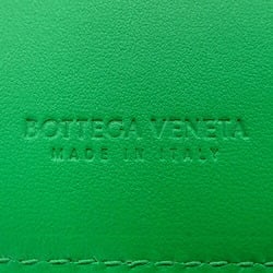 Bottega Veneta Wallet for Women and Men, Small Leather Bi-fold Wallet, Intrecciato, Green, Compact