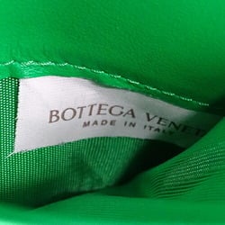 Bottega Veneta Wallet for Women and Men, Small Leather Bi-fold Wallet, Intrecciato, Green, Compact