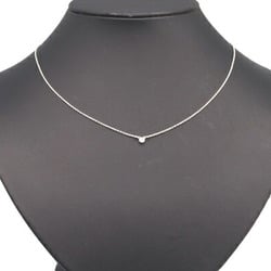 Tiffany Necklace Elsa Peretti By the Yard 1P Diamond SV Sterling Silver 925 1 Pendant Women's TIFFANY & CO