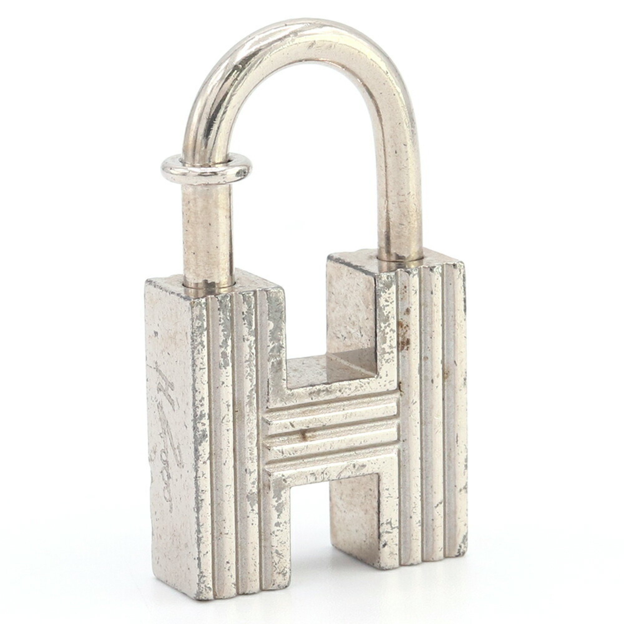 Hermes Padlock 2000 Limited Edition First Step of the New Century Silver Metal Key Ladies Men's Premiers pas dans le siecle HERMES