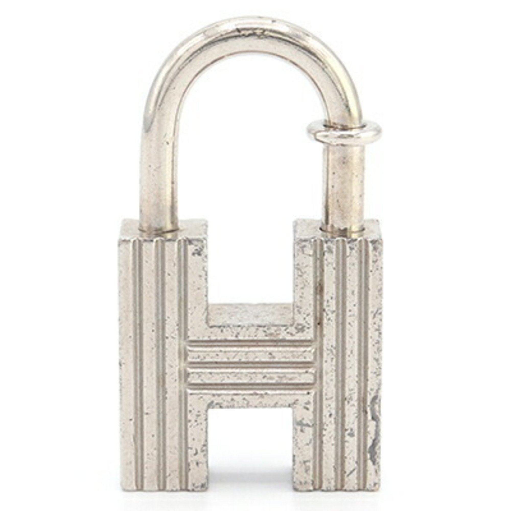 Hermes Padlock 2000 Limited Edition First Step of the New Century Silver Metal Key Ladies Men's Premiers pas dans le siecle HERMES