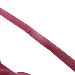 LOEWE Women's Shoulder Bag Flamenco Leather Wine Red Magenta